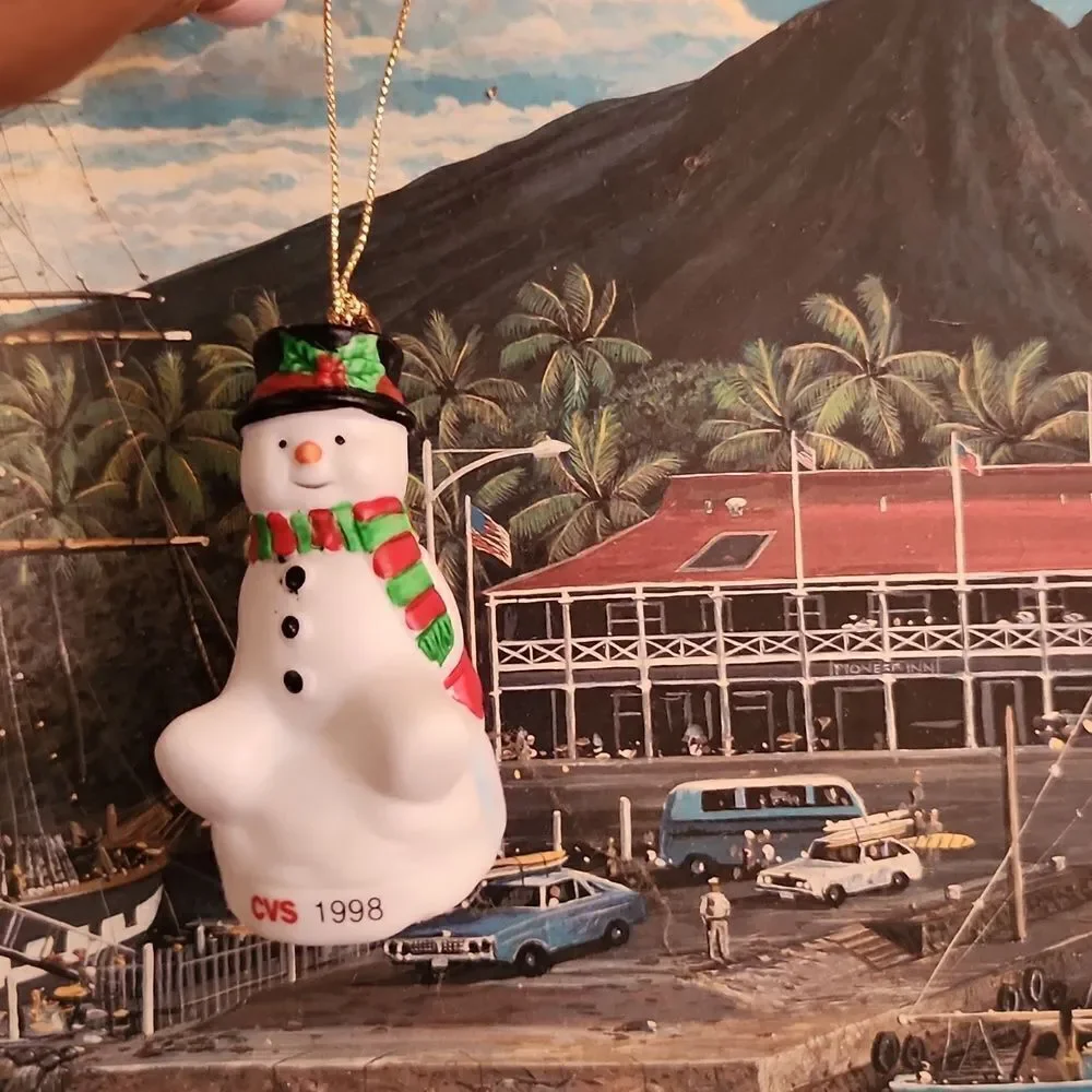 CVS 1998 Snowman Limited Edition Ornament